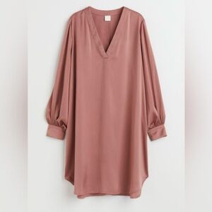 H&M Satin Tunic Dress